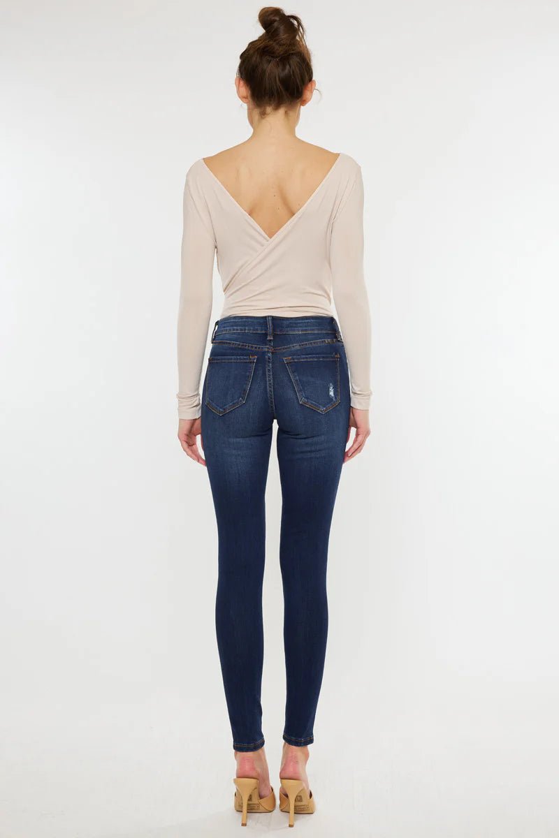 “The Saskia Mid Rise” Denim